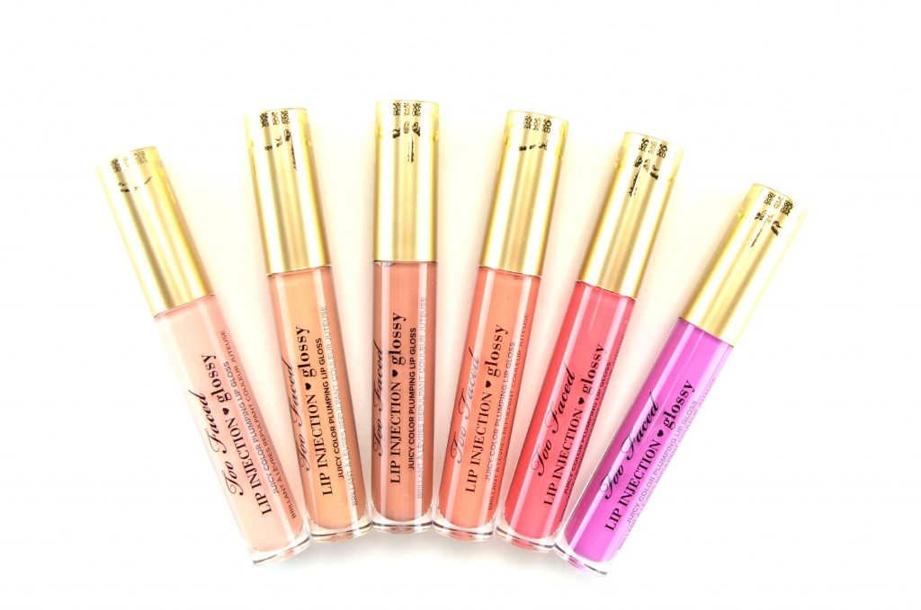 Too Faced Lip Injection Glossy Juicy Color Plumping Lip Gloss Review ...