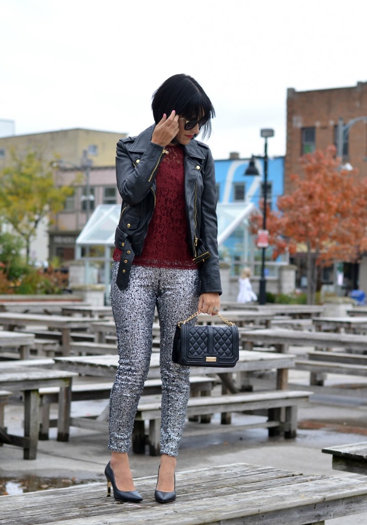 How to style sequin pants – The Pink Millennial