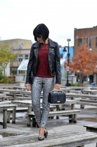 sparkly leggings