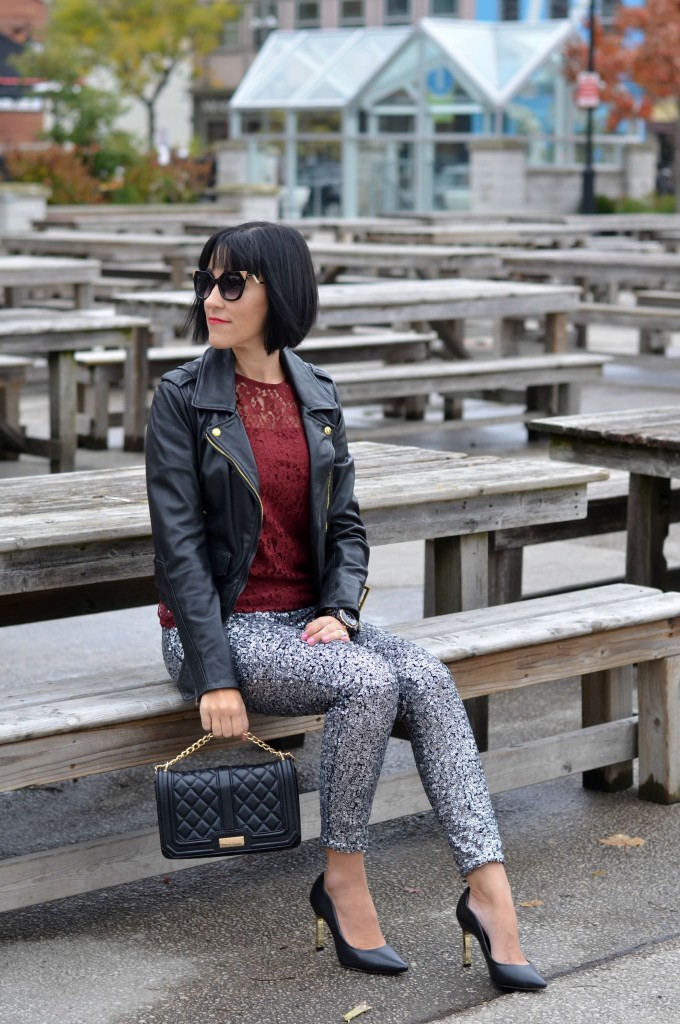 Black Sequin Leggings Outfits (3 ideas & outfits)