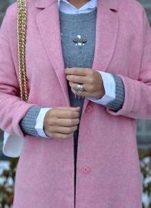 how to style a pink coat, fashion blogger, canadian fashion blog