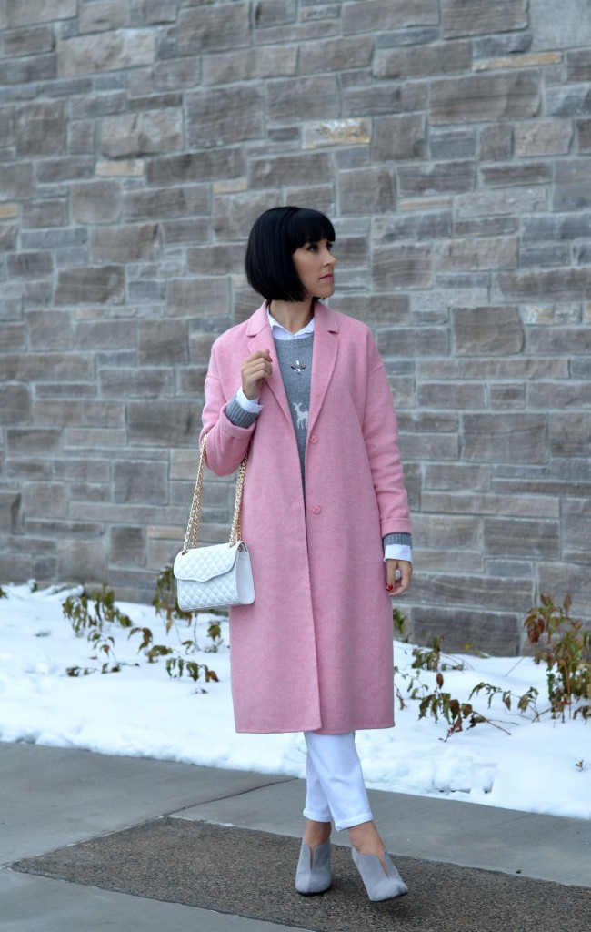 how to style a pink coat, fashion blogger, canadian fashion blog