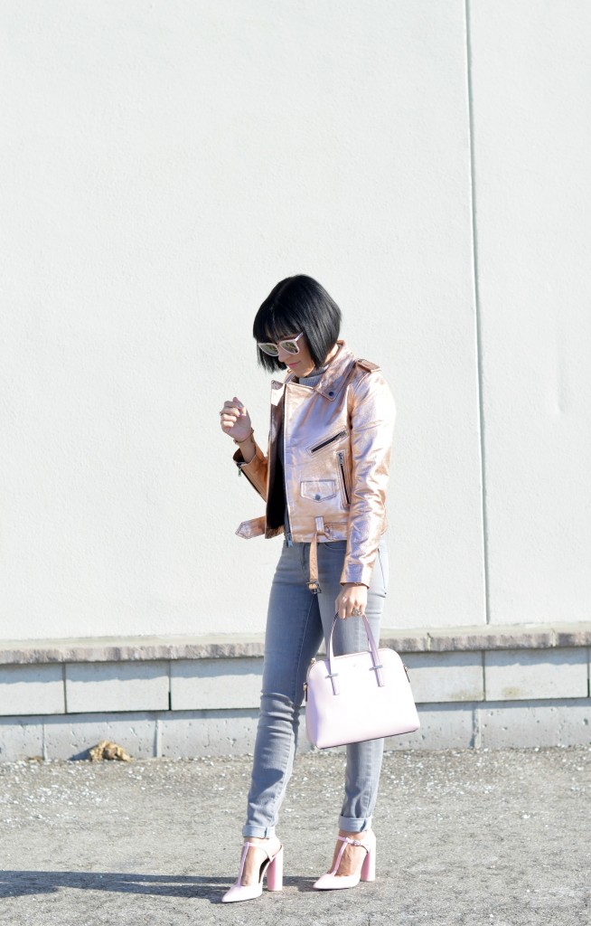 rose gold bomber, style blog, blogger, fashion, best blogs, fashion style