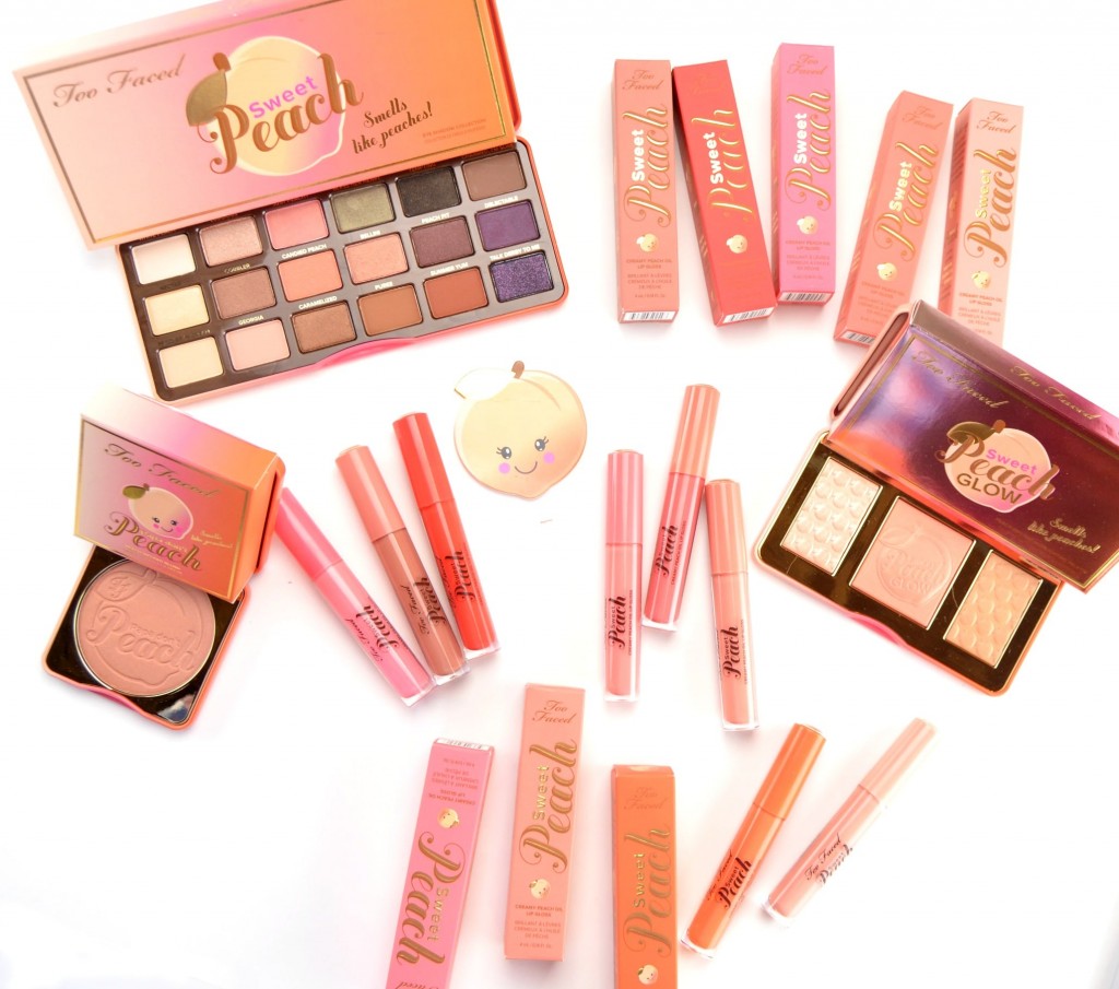 too faced, sweet peach