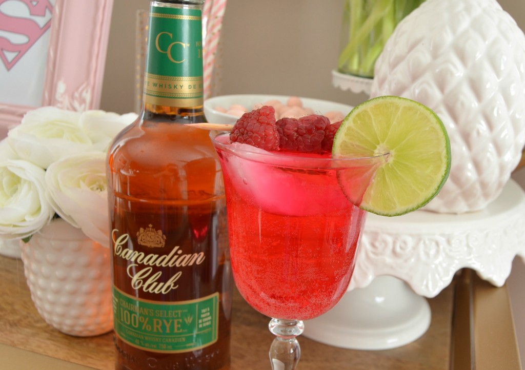 Cocktails to Share this Valentine’s Day, Canadian Club, valentine's drink, pink drink, valentines day cocktail