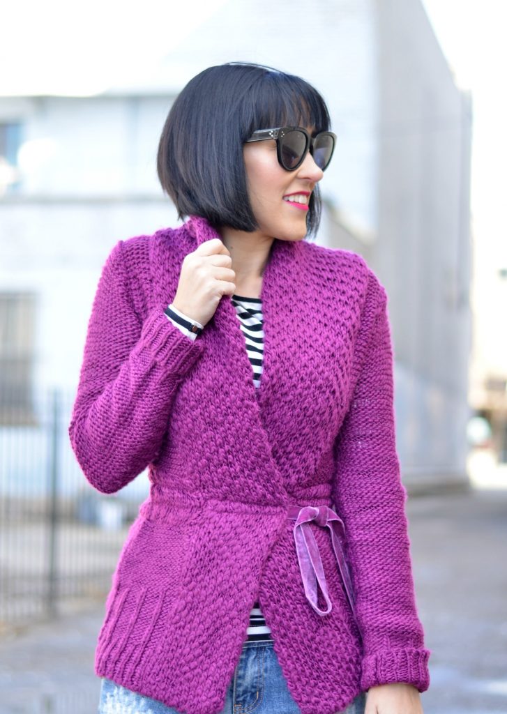 Purple Wrap Sweater (9)