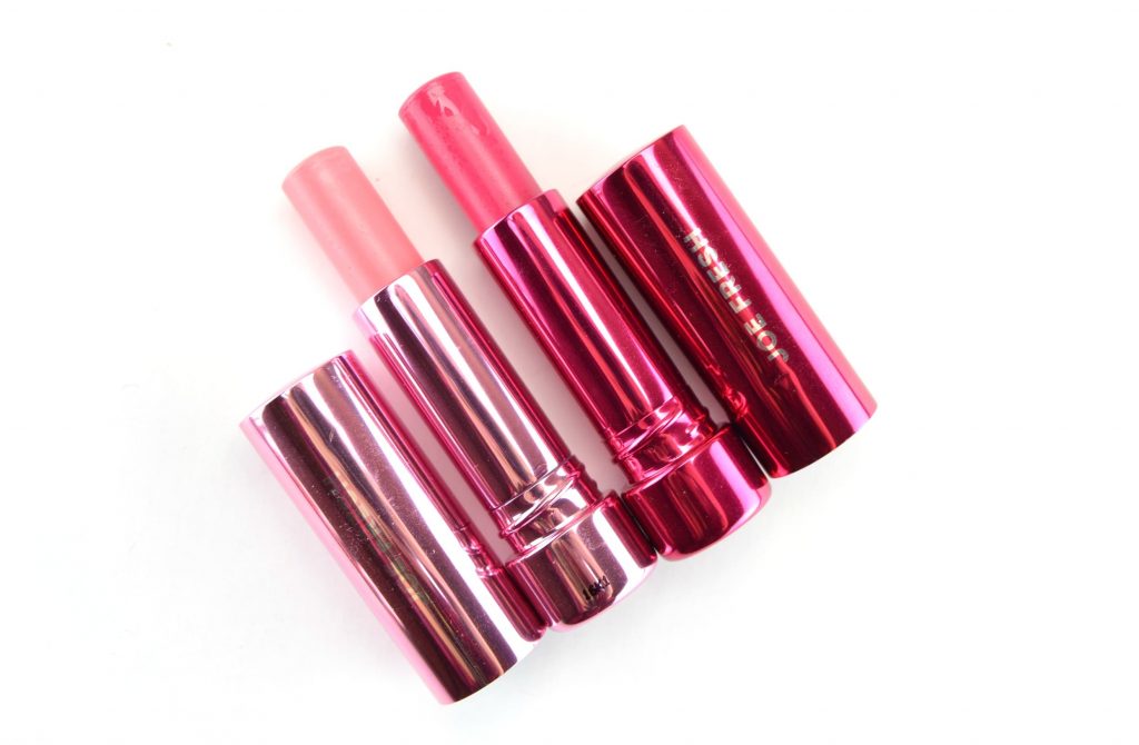 Joe Fresh Tinted Lip Balms, beauty product reviews, makeup artist, makeup tips, makeup brands