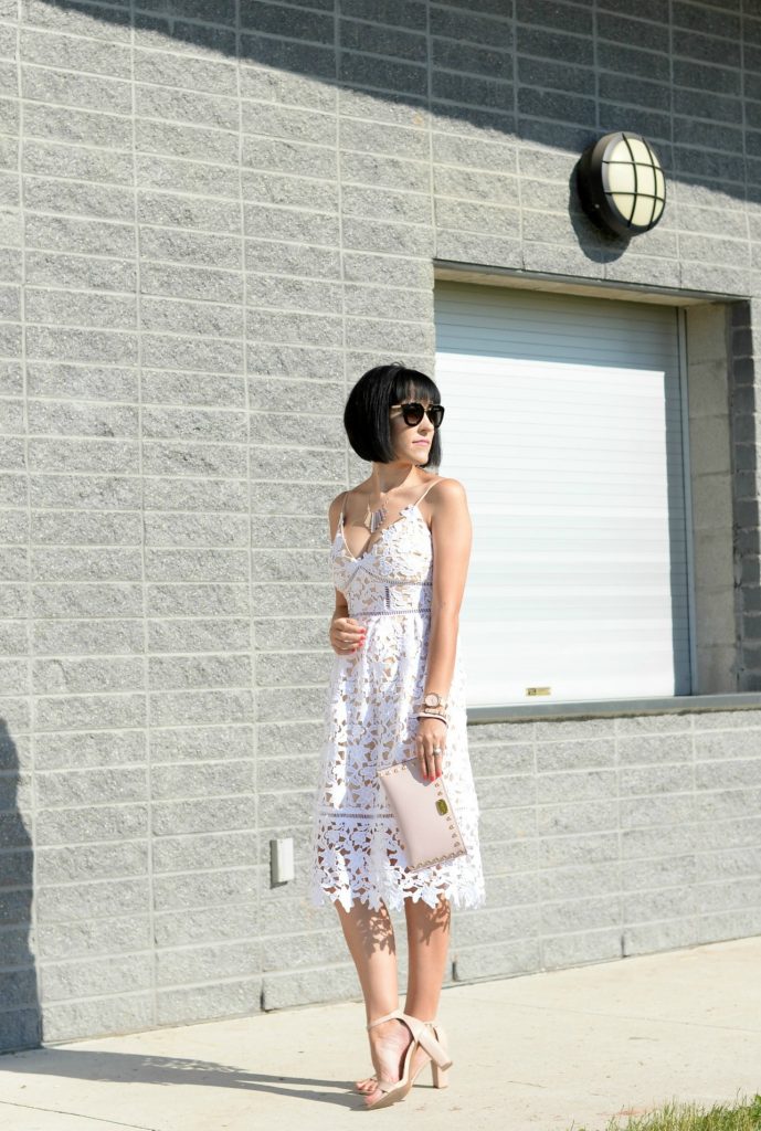 Simple white cheap dress canada