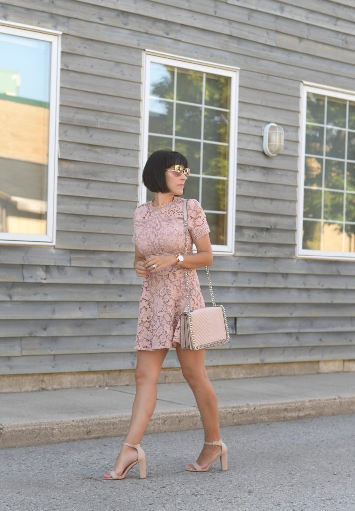 Millennial pink dress