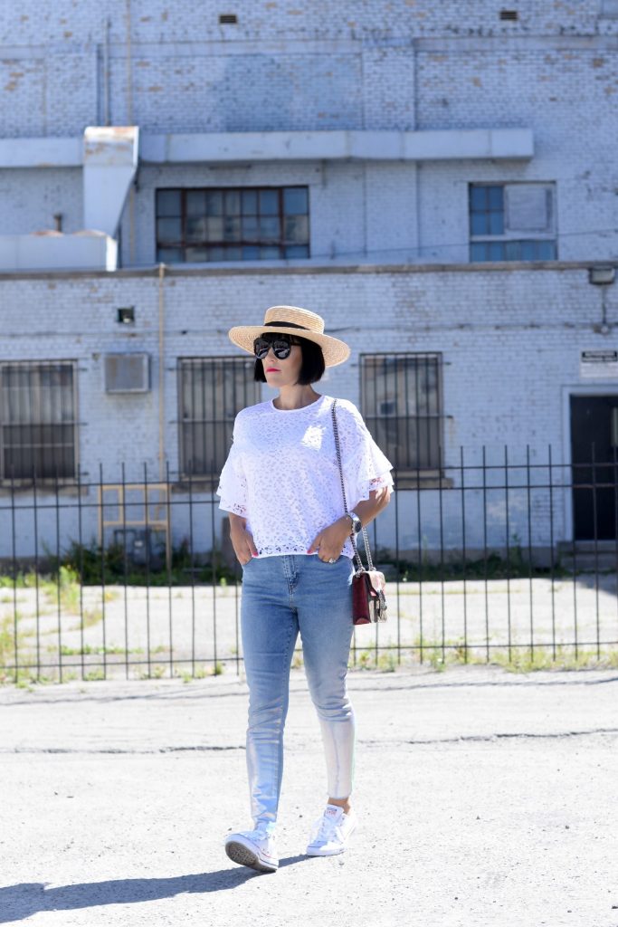 boater hat, canadian fashion blogger