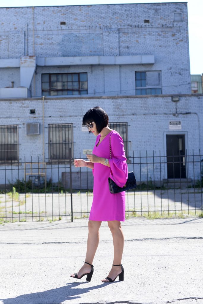 pink dress