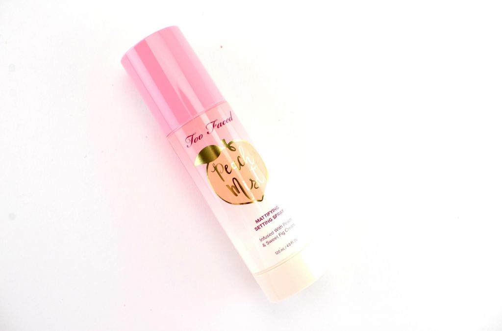 Too Faced Peach Mist Mattifying Setting Spray