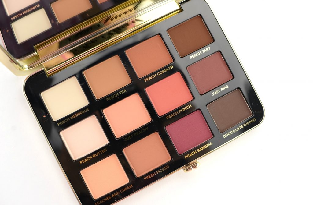 Too Faced Just Peachy Velvet Matte Eyeshadow Palette