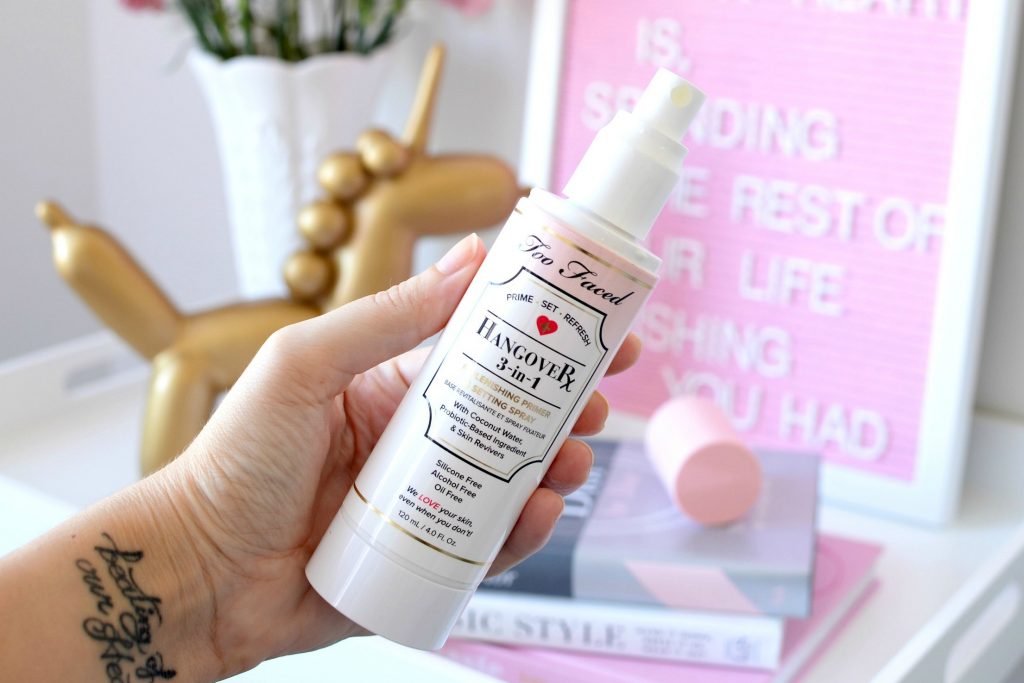 too faced HangoverX 3-in-1 Replenishing Primer & Setting Spray