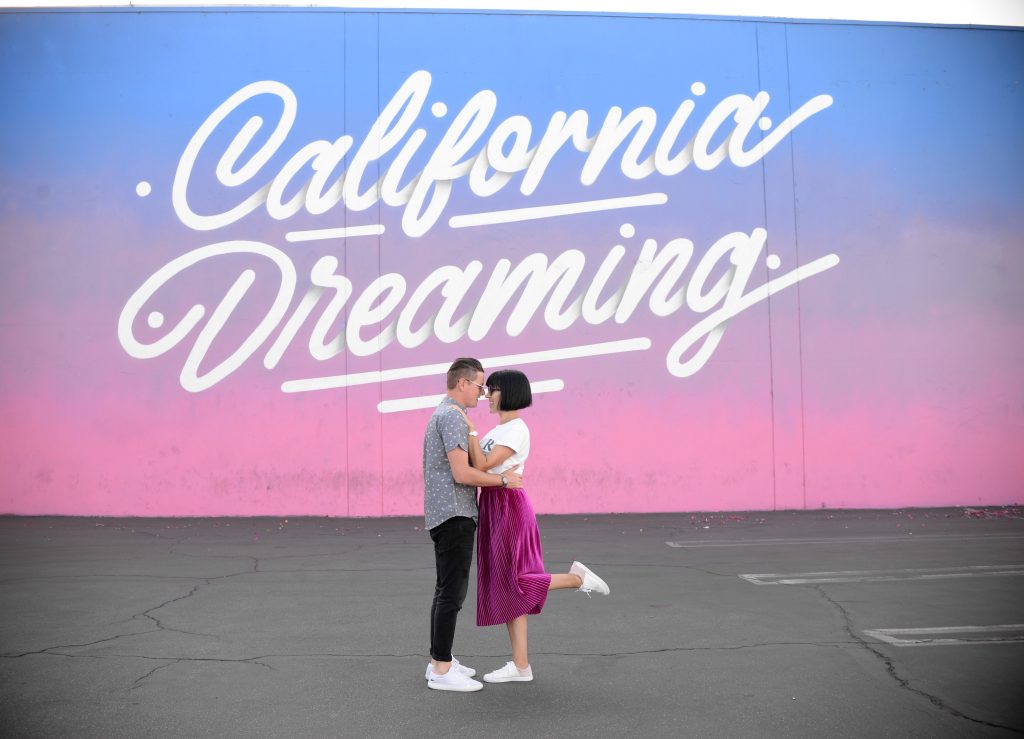 Most Instagram Worthy Places in LA, Hollywood sign, Rodeo Drive in Beverly Hill, Beverly Gardens Park, Beverly Hills Sign, The Los Angeles County Museum, Santa Monica Pier, venice beach, Paul Smith pink wall, Made in LA Sign, California Dreaming “Angel Wings”, The Ivy, The Beverly Hills Hotel