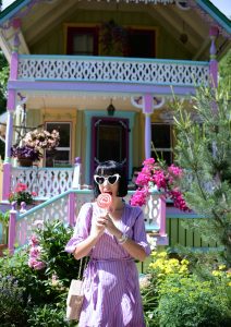 Grimsby Historic Beach, Colourful Homes, Alice in Wonderland Homes, Gingerbread homes, Grimsby Homes