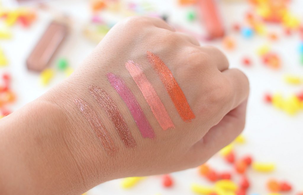 Too Faced Juicy Fruits Comfort Lip Glazes in shades in