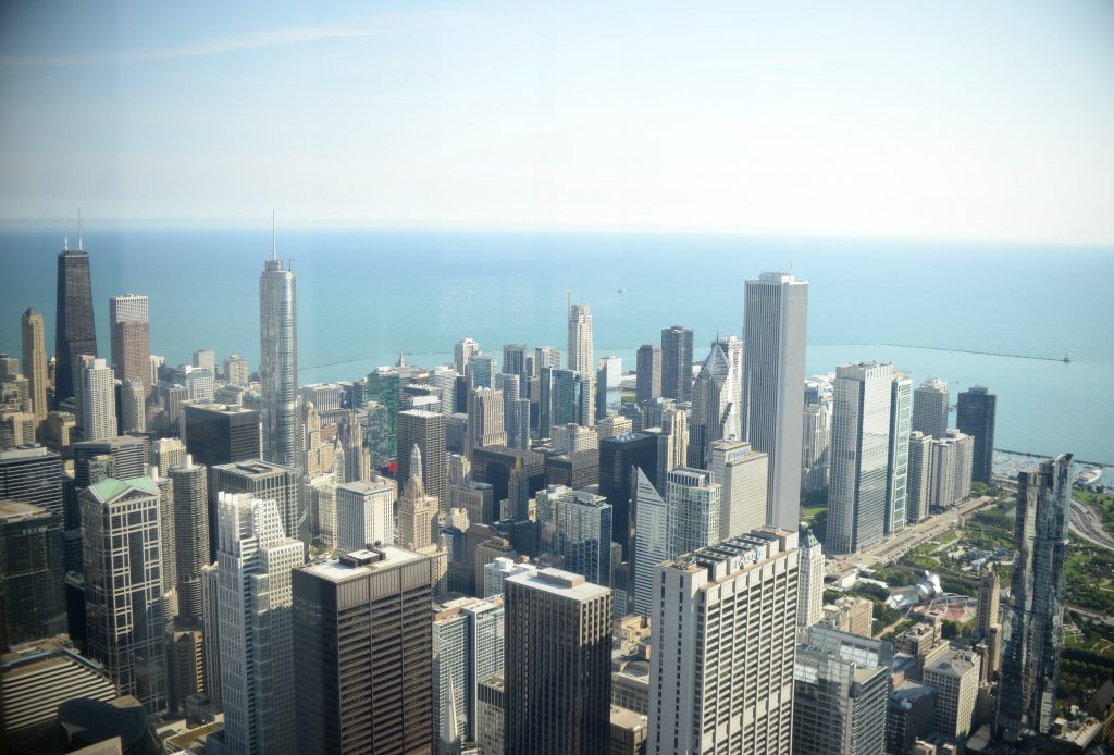 Skydeck in the iconic Willis Tower