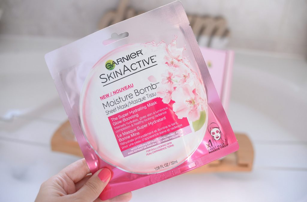 Products To Save Your Dry Skin This Winter, Dry Skin Essentials, products for dry skin, Garnier Skin Active Moisture Bomb Sheet Mask