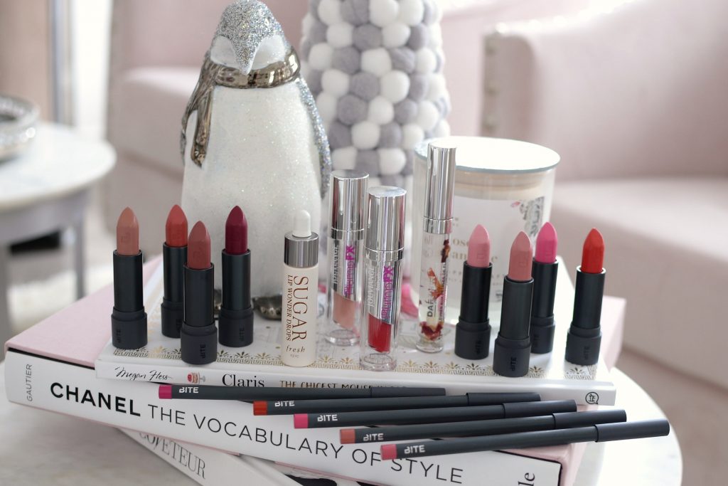 Extend the life of your lipstick, Fresh Sugar Lip Wonder Drops, Darphin Petal Infusion Lip Oil, Jouviance PlumpFX Lip Plumping Serum, Bit Beauty Lip Pencil, Bity Beauty, Bite Beauty Amuse Bouche Lipstick