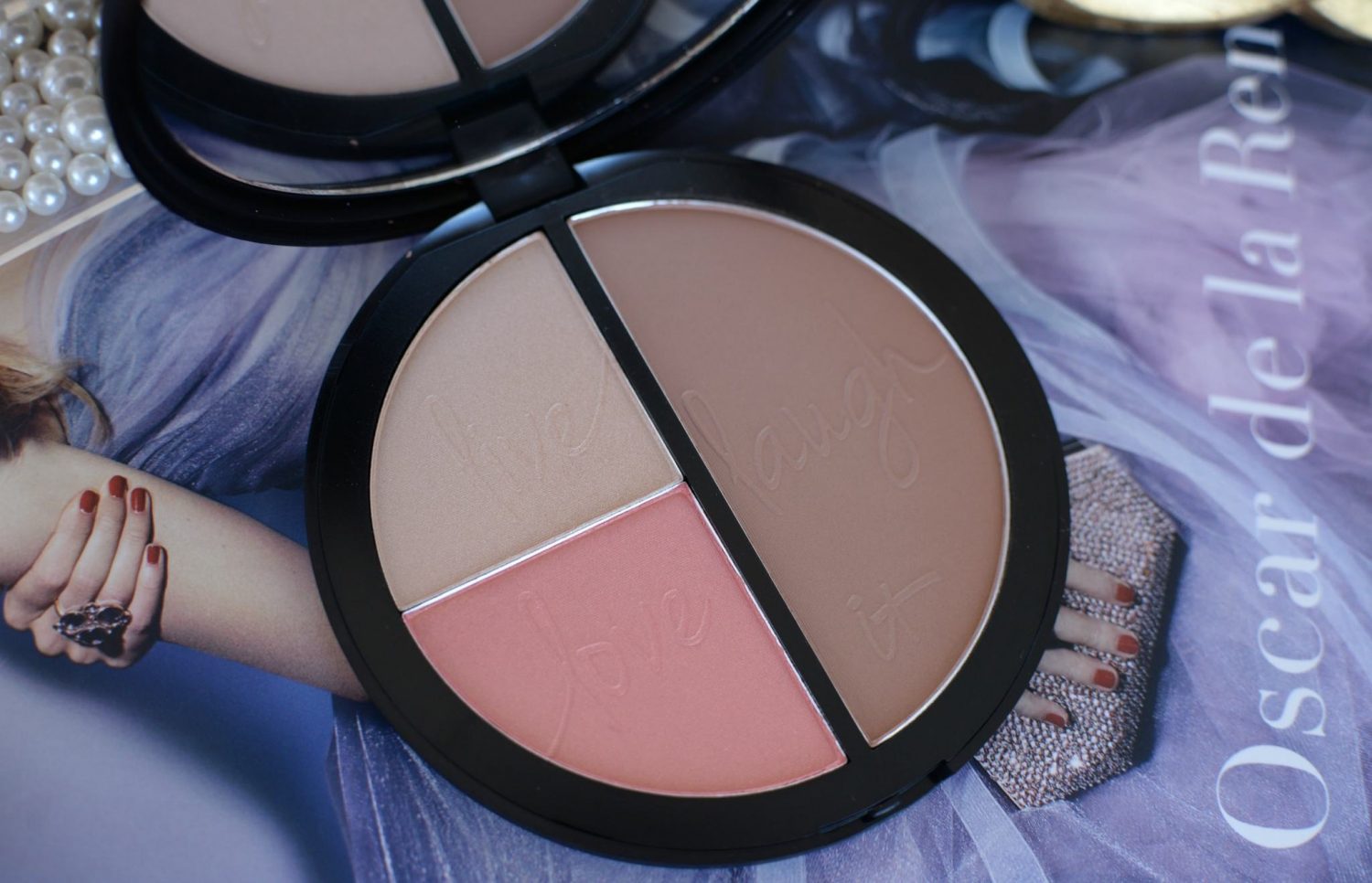 It Cosmetics Your Most Beautiful You Anti-Aging Matte Bronzer, Radiance Luminizer & Brightening Blush Palette