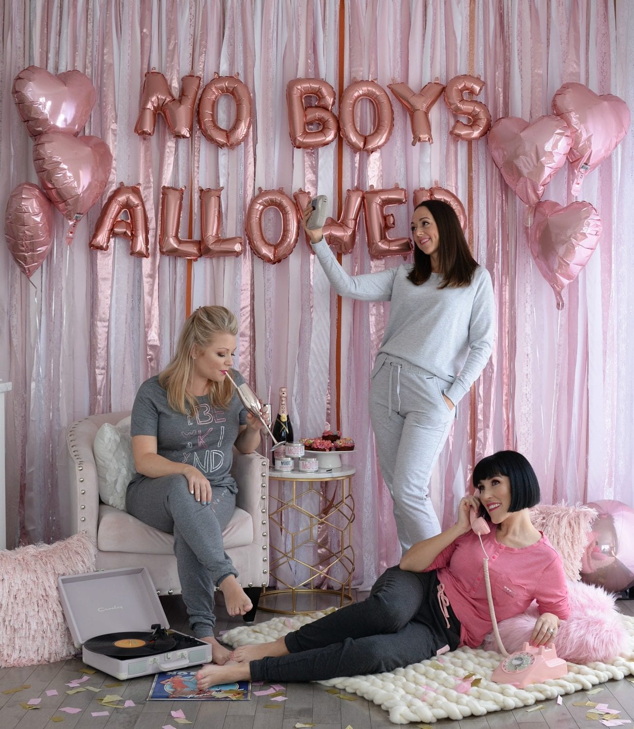 Galentine’s Day Pajama Party – The Pink Millennial