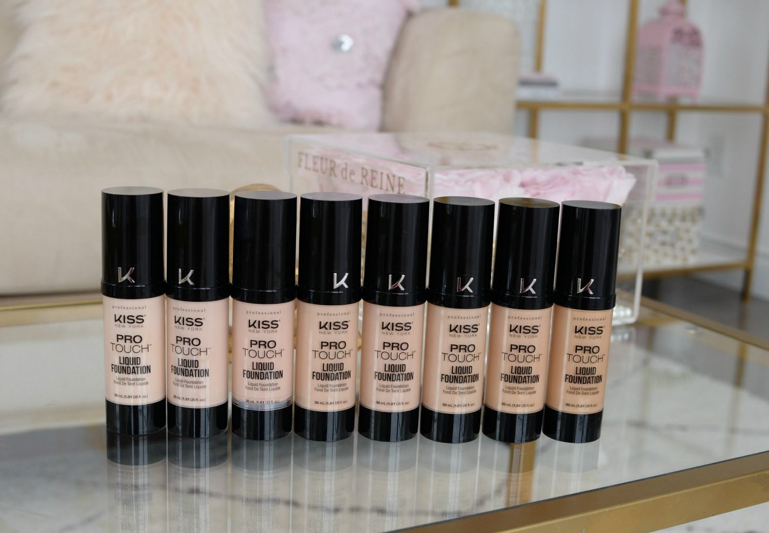 Kiss New York Professional Pro Touch Liquid Foundation | The Pink Millennial