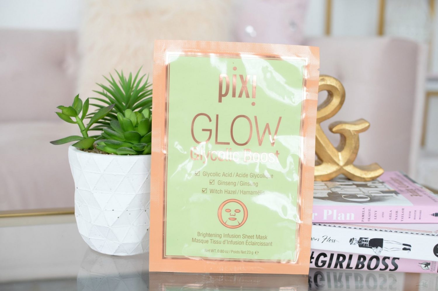 Pixi GLOW Glycolic Boost sheet mask 