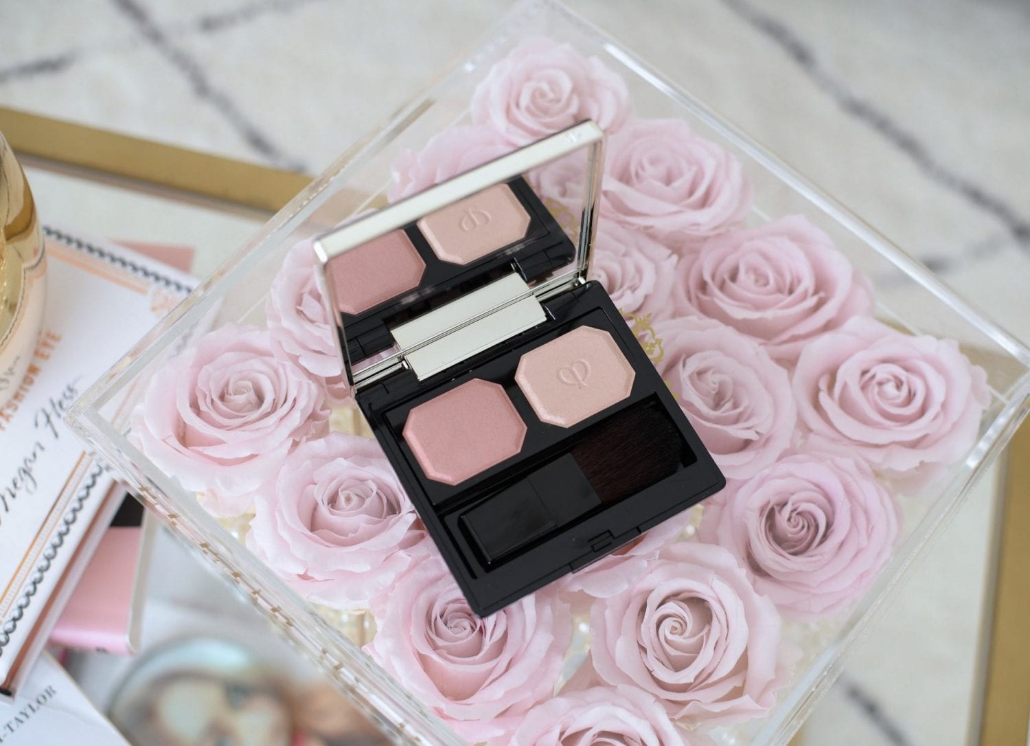 Soft Romantic Pink Makeup Look featuring Cle de Peau (11)