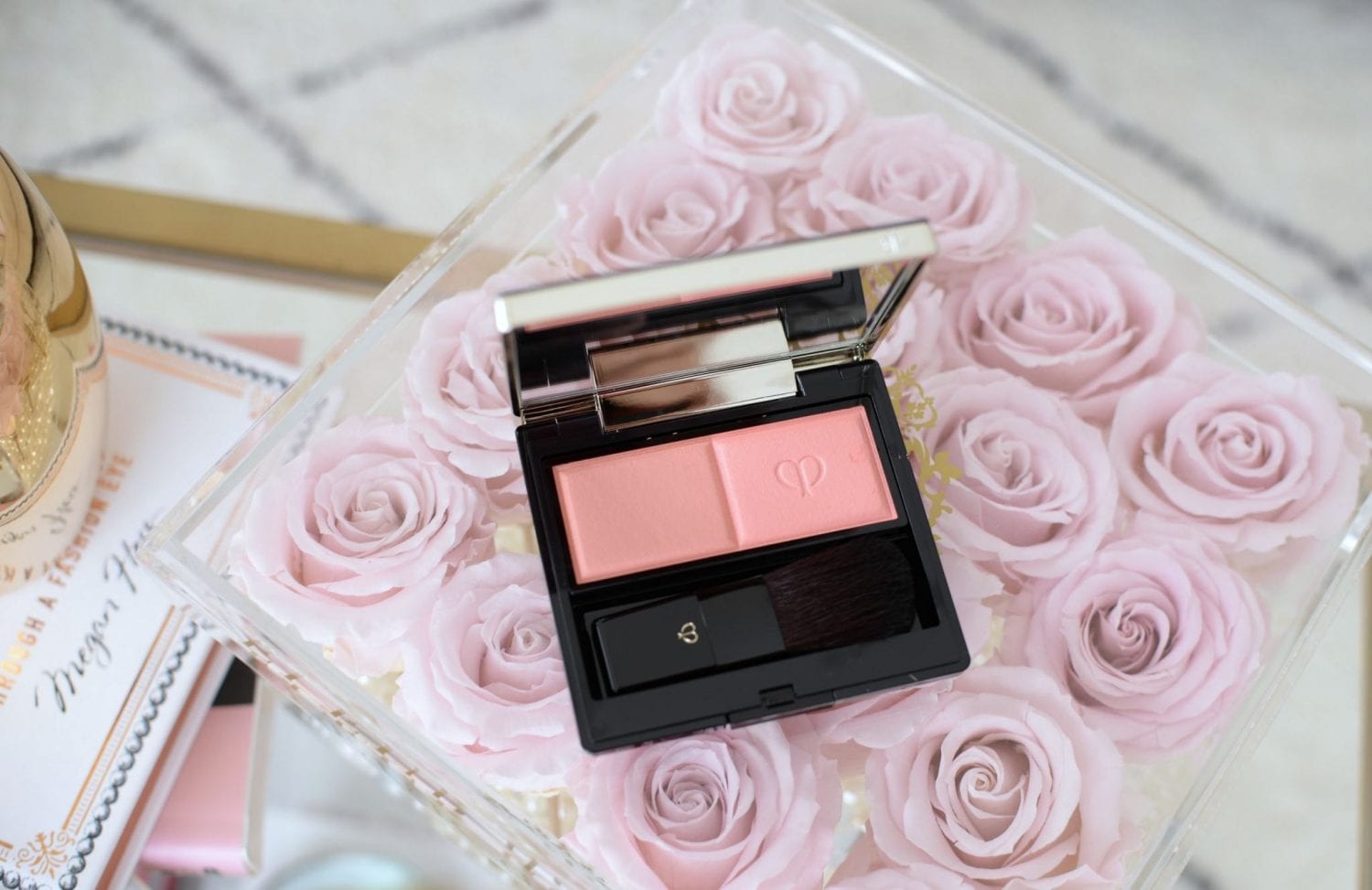 Soft Romantic Pink Makeup Look featuring Cle de Peau (19)