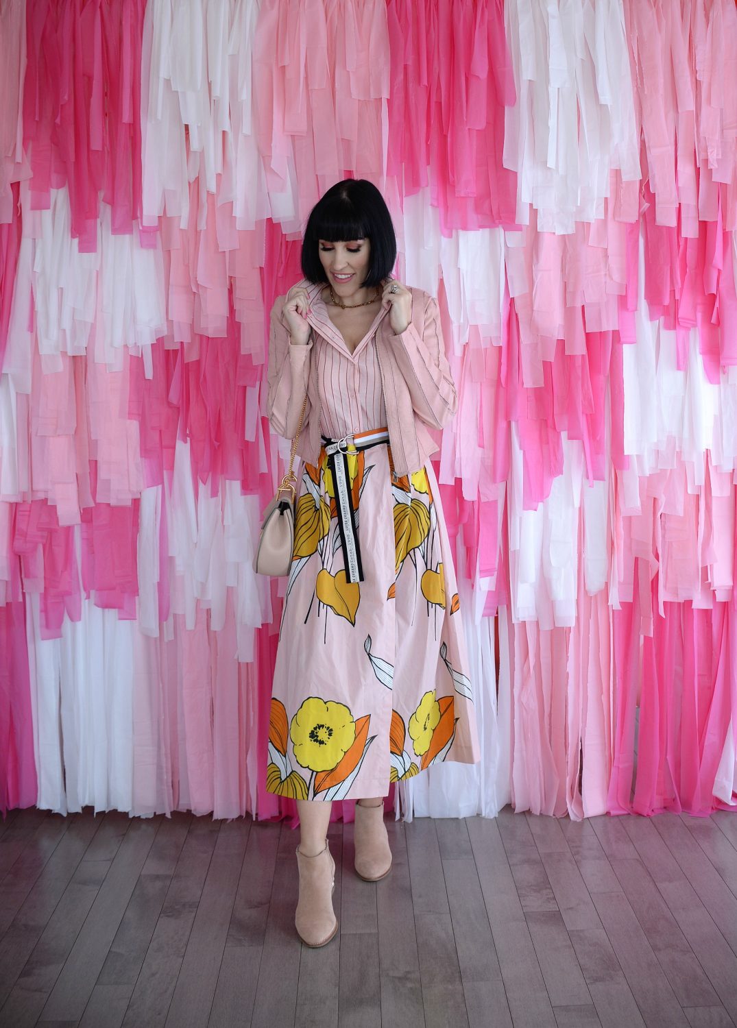 JUNOS Dress - Luisa Cerano Floral | The Pink Millennial