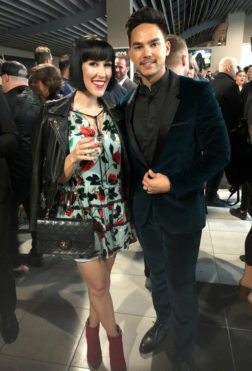 Tyler Shaw and The Pink Millennial at the 2019 Juno Awards in London ON