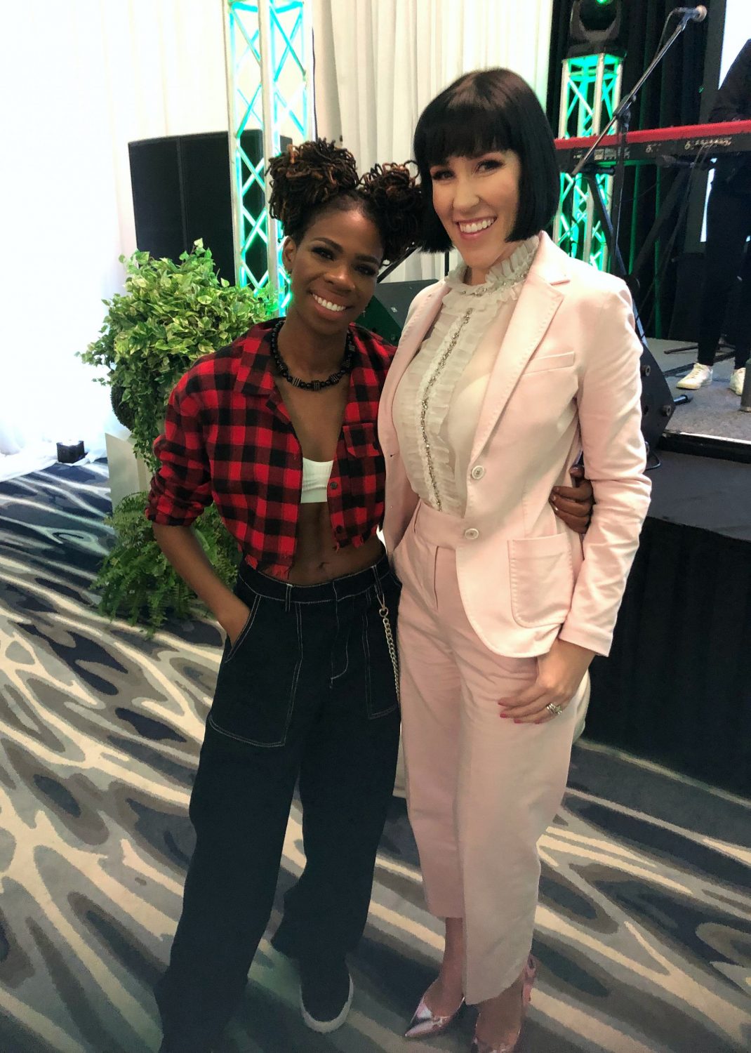 Halvah Mighty and Amber Desalts at the 2019 JUNOS | The Pink Millennial