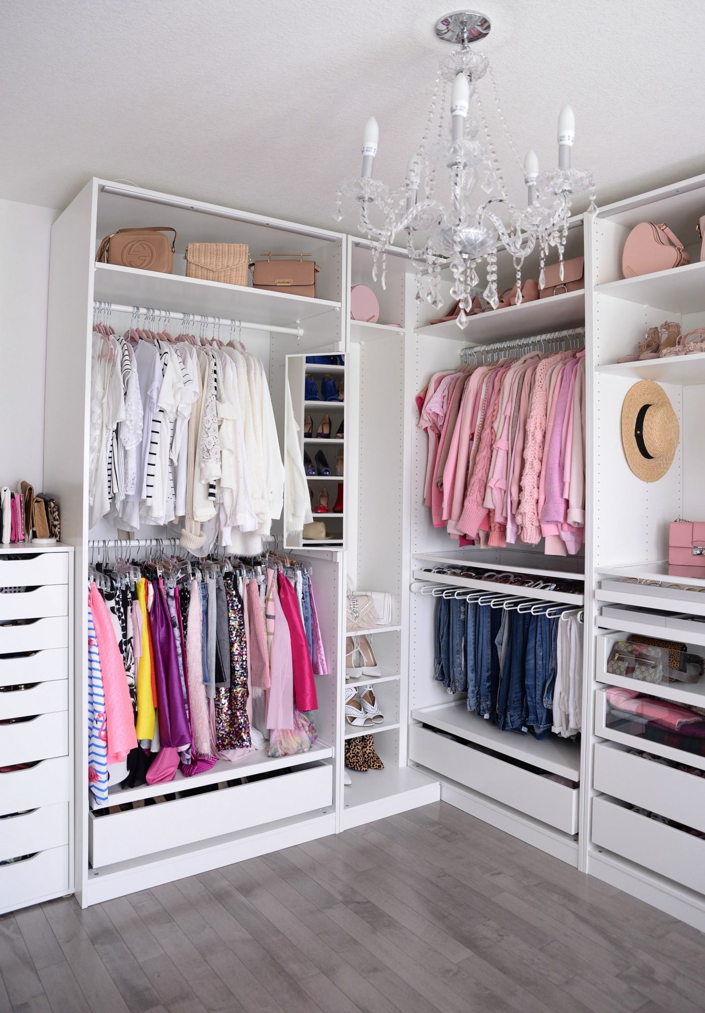 Ikea Pax Wardrobe Walkin Closet (3) | The Pink Millennial