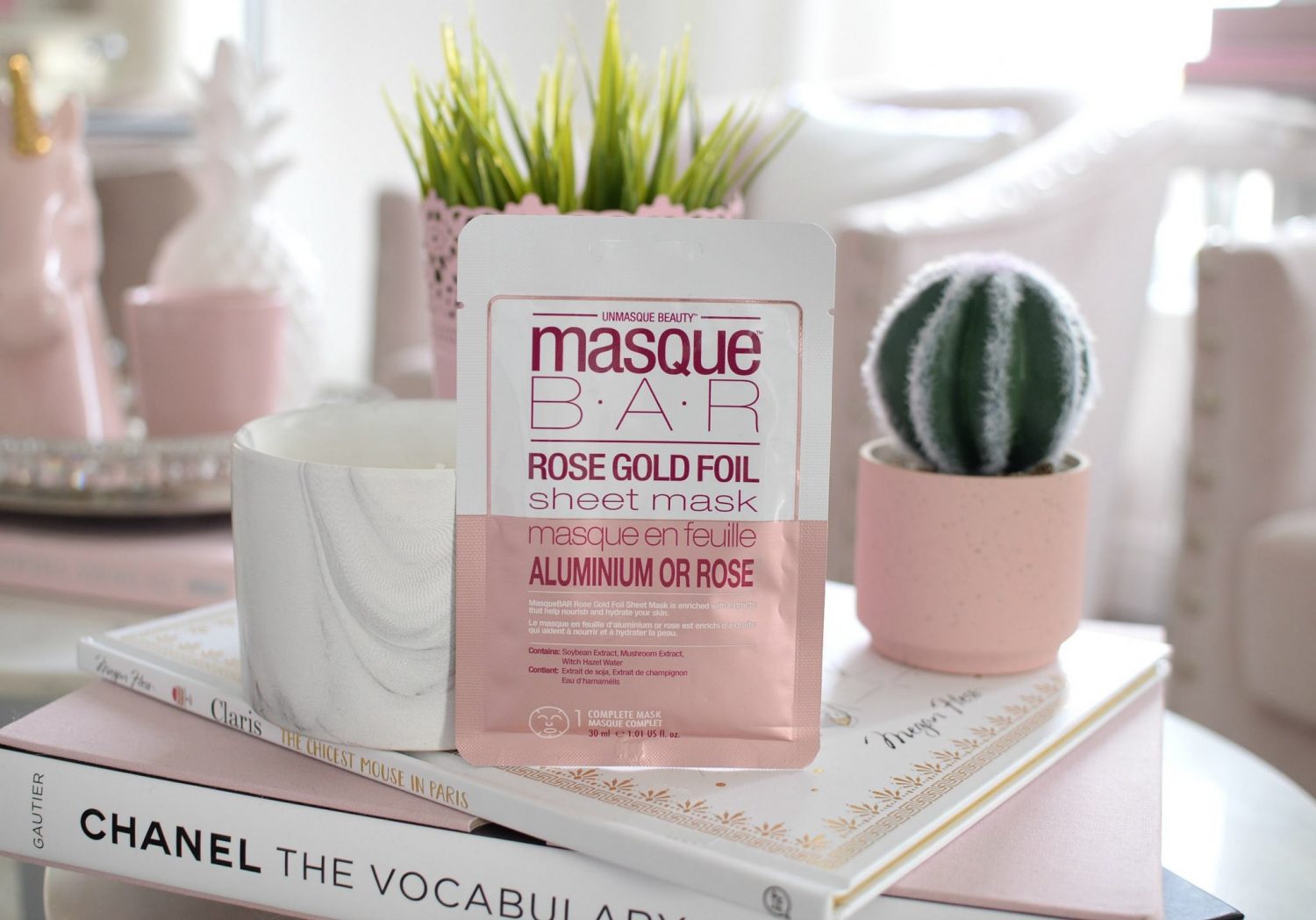 MasqueBAR Rose Gold Foil Sheet Mask