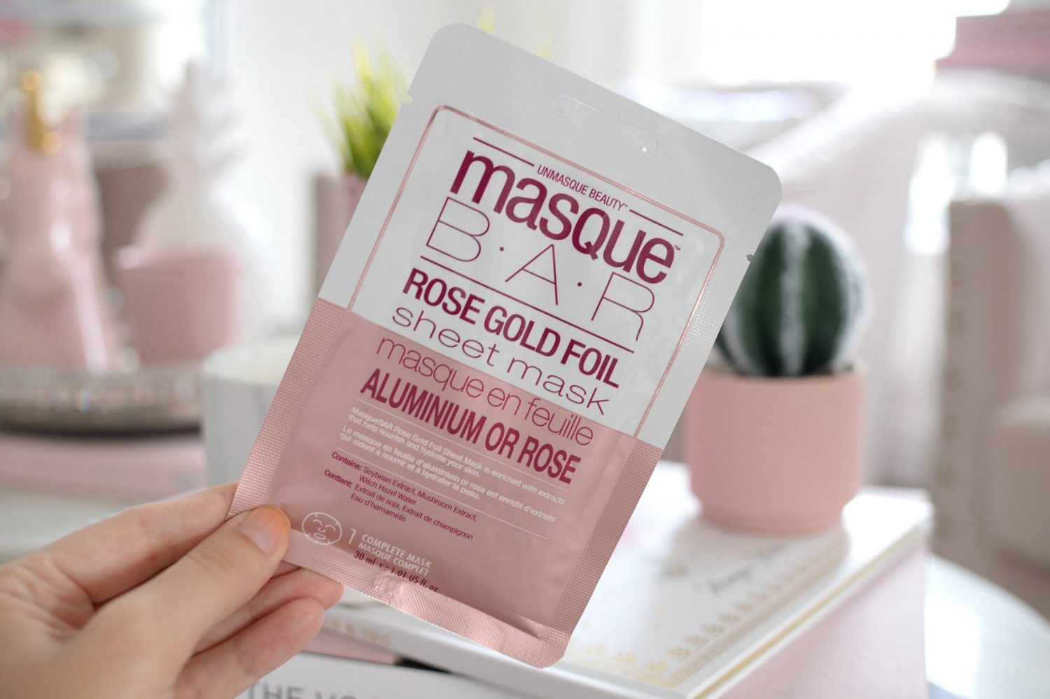 MasqueBAR Rose Gold Foil Sheet Mask