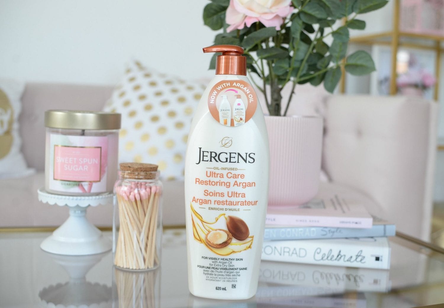 Jergens Ultra Care Restoring Argan Lotion 