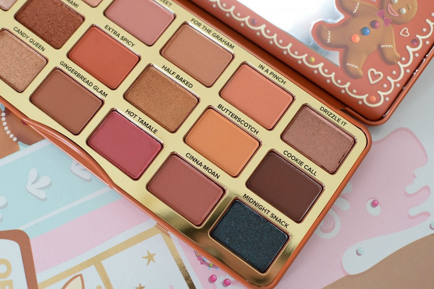 Too Faced Gingerbread Extra Spicy palette 