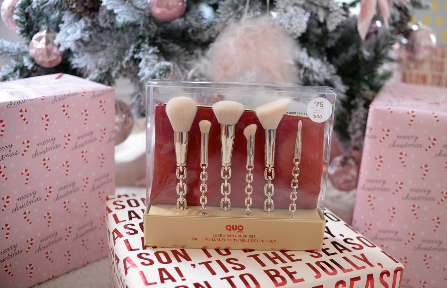 Last-Minute Christmas Gifts, quo cosmetics, quo cosmetics brushes, shoppers drug mart brushes 