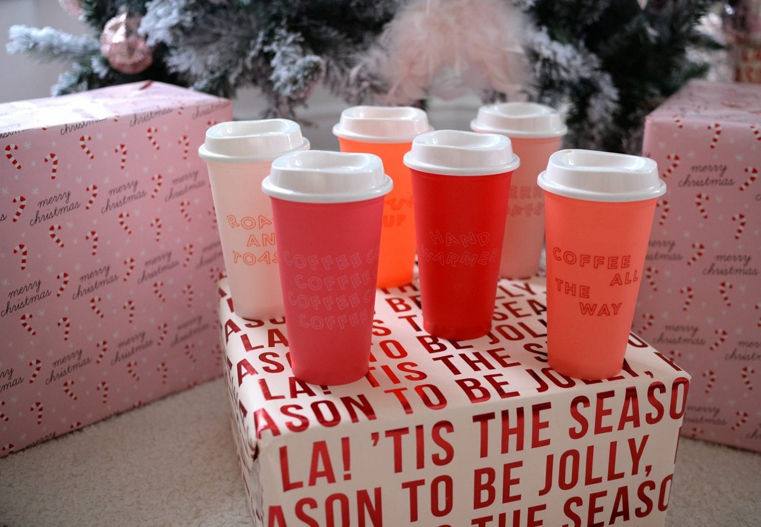 Last-Minute Christmas Gifts, starbucks re-useable cups