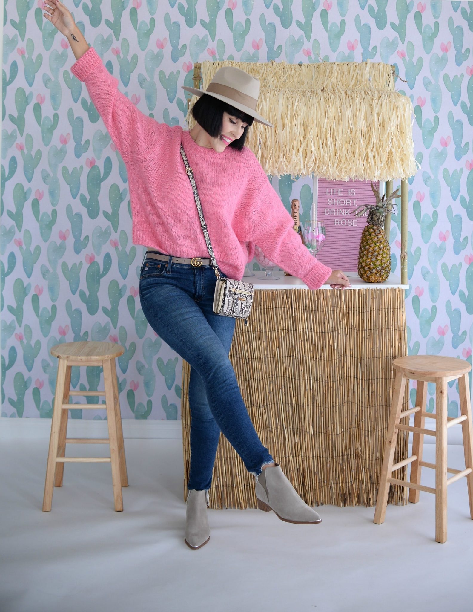 How to Style A Wide Brim Hat The Pink Millennial